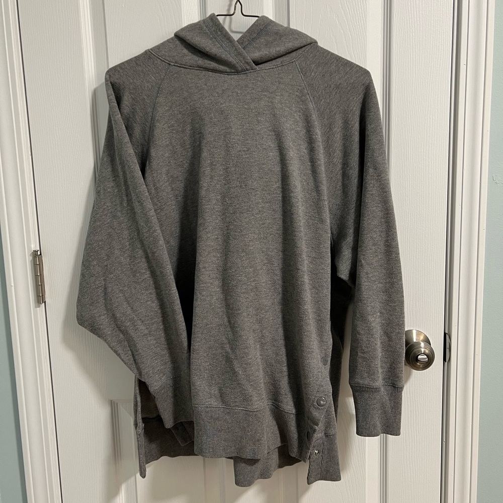 Aerie Snap Side Tunic Hoodie